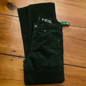 GAP Green corduroy pants